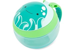 Skip Hop Baby Snack Container, Mealtime Snack Cup, Octopus