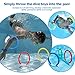 Coogam Diving Toy 19PCS Pool Accessories Set 4 Dive Ring,4 Throw Torpedo Bandit,3 Stringy Octopu,8 Jewel Gem for Pool Sinking Swim Game Underwater Training Play Water Toypedo for Kid Child Boy Girl