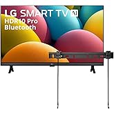 LG 32" inch Smart TV (2025) LR600 32" Class HD HDR10 LR60 Series webOS 23 Bluetooth &alpha;5 AI Processor Gen6 + Wall Mount (Renewed)