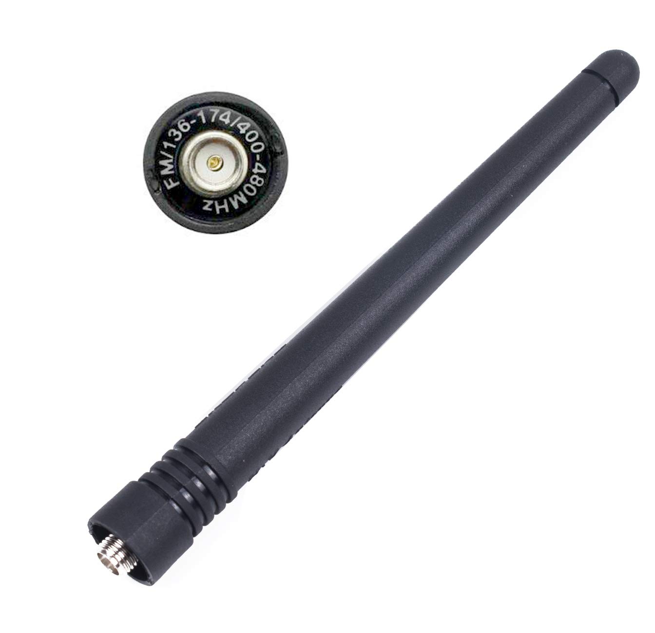 Mengshen UV-5R Antenna Compatible for BaoFeng Antenna Original SMA-Female Dual-Band FM/VHF/UHF 136-174/400-470MHz Radio UV-5R_T1