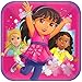 Lobyn Value Pack Dora & Friends Party Plates and Napkins Serves 16 With Birthday Candles