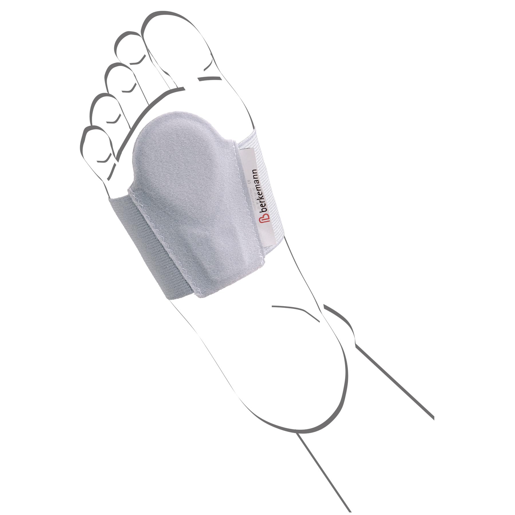 Berkemann Unisex - Adults 50008320002640 Pads Grey EU