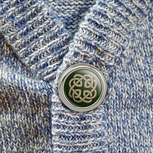Celtic Knot Love Eternity Metal Craft Sewing Novelty Buttons - Set of 4