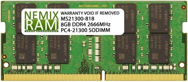 Dell Compatible SNPHYXPXC/8G A9206671 NEMIX RAM Memory for Inspiron Laptops