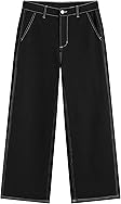 CIDER Wide Leg Jeans Women High Waisted Baggy Denim Pants Casual Loose Straight Trousers