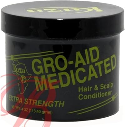 Kuza Gro-Aid Medicated Hair and Scalp Conditioner 4oz