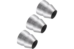 CoCud Round Handle Wedges, 13mm Diameter, Carbon Steel Metal Kit Hammer Handle Prevent Splitting Wedge - (Applications: for Axe Claw Hammer), 3-Pieces