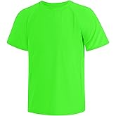 Somaibo Boys Rash Guard Shirts Short Sleeve Quick Dry Swim Shirts UPF 50+ for Kids Athletic