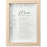 Mom, Now That I'm Older- Gift for Mom from Daughter Or Son for Mother's Day, Christmas, Birthday - Mom's 50th/70th/80th Birthday Gift, 5 x 7 inches, Wood Color