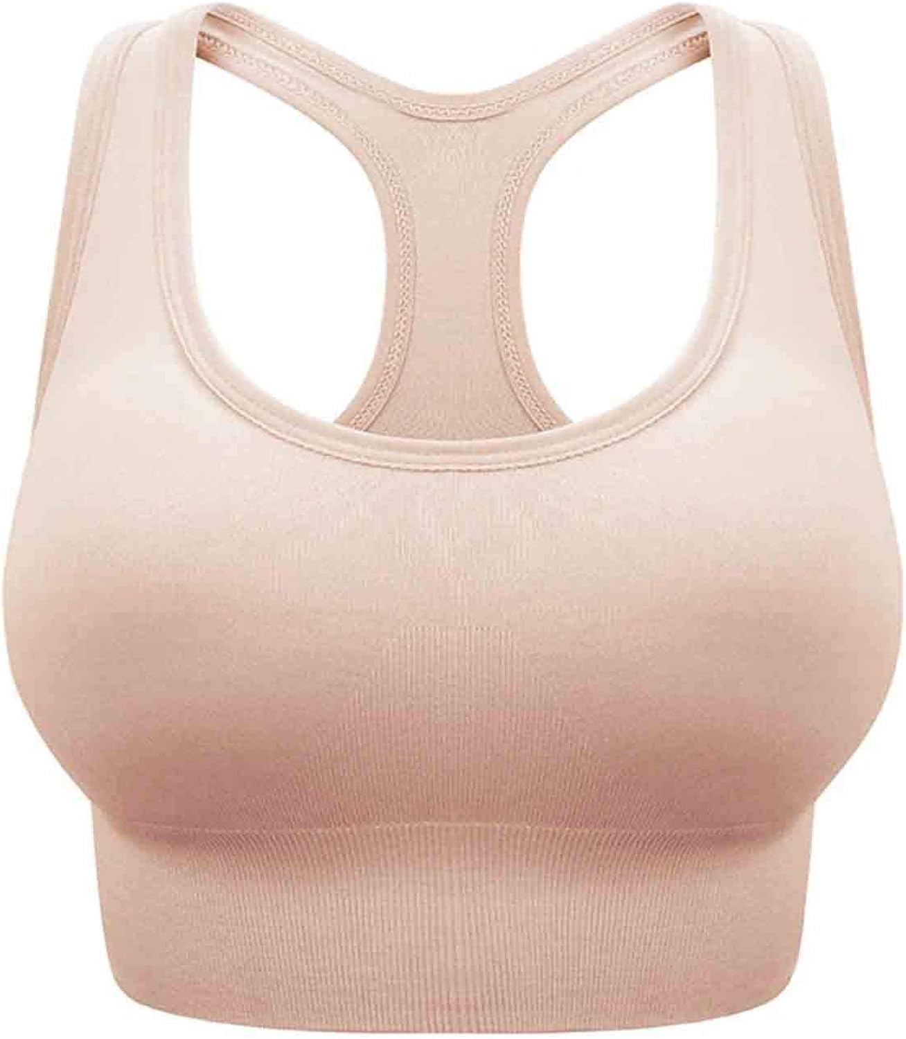 Bolayu Sports Bra Elasticity Push Up Yoga Fitness Sports Bustier