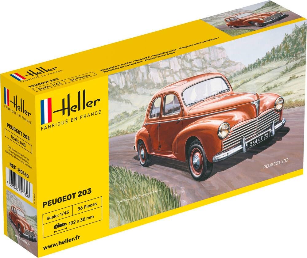Heller 80160 1:43 Scale Peugeot 203 Model