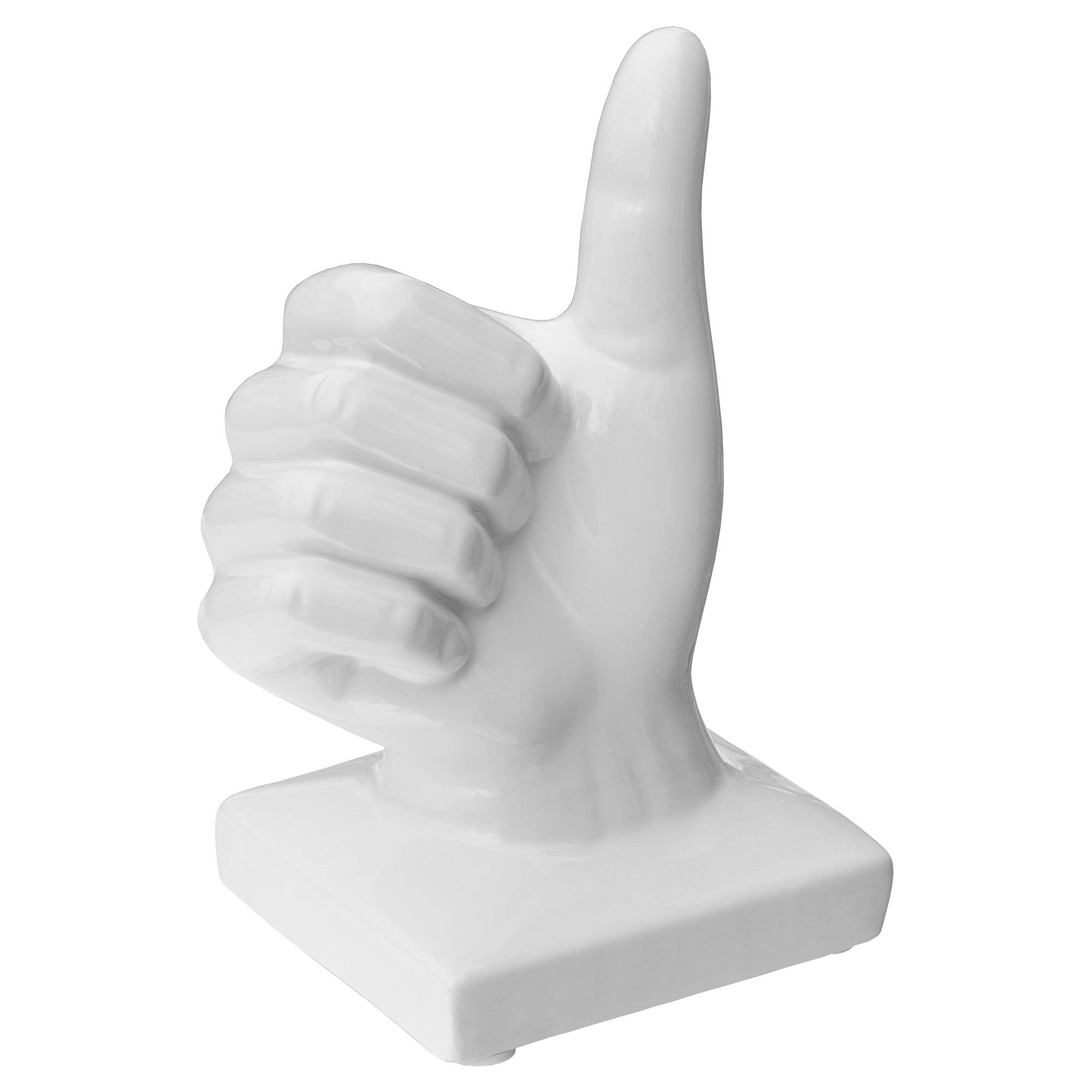 Febland White Ceramic Hand Thumbs, Small