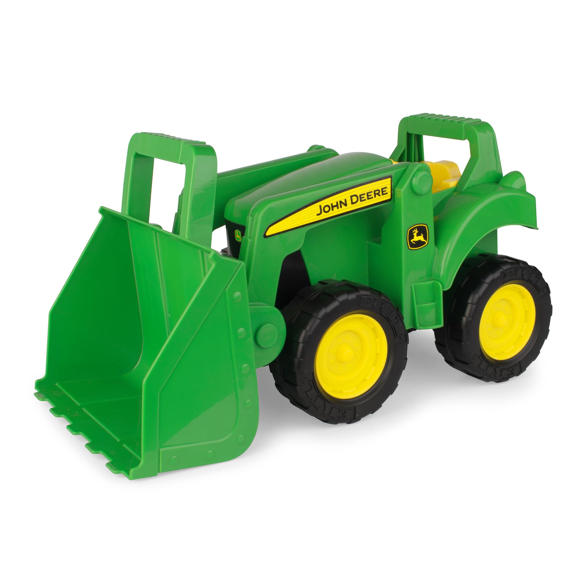 ERTL TOMY Big Scoop John Deere Tractor Toy with Loader - Officially Licensed John Deere Tractor Toys - 15 Inch - Toddler Sand Toys Ages 3 Years and Up