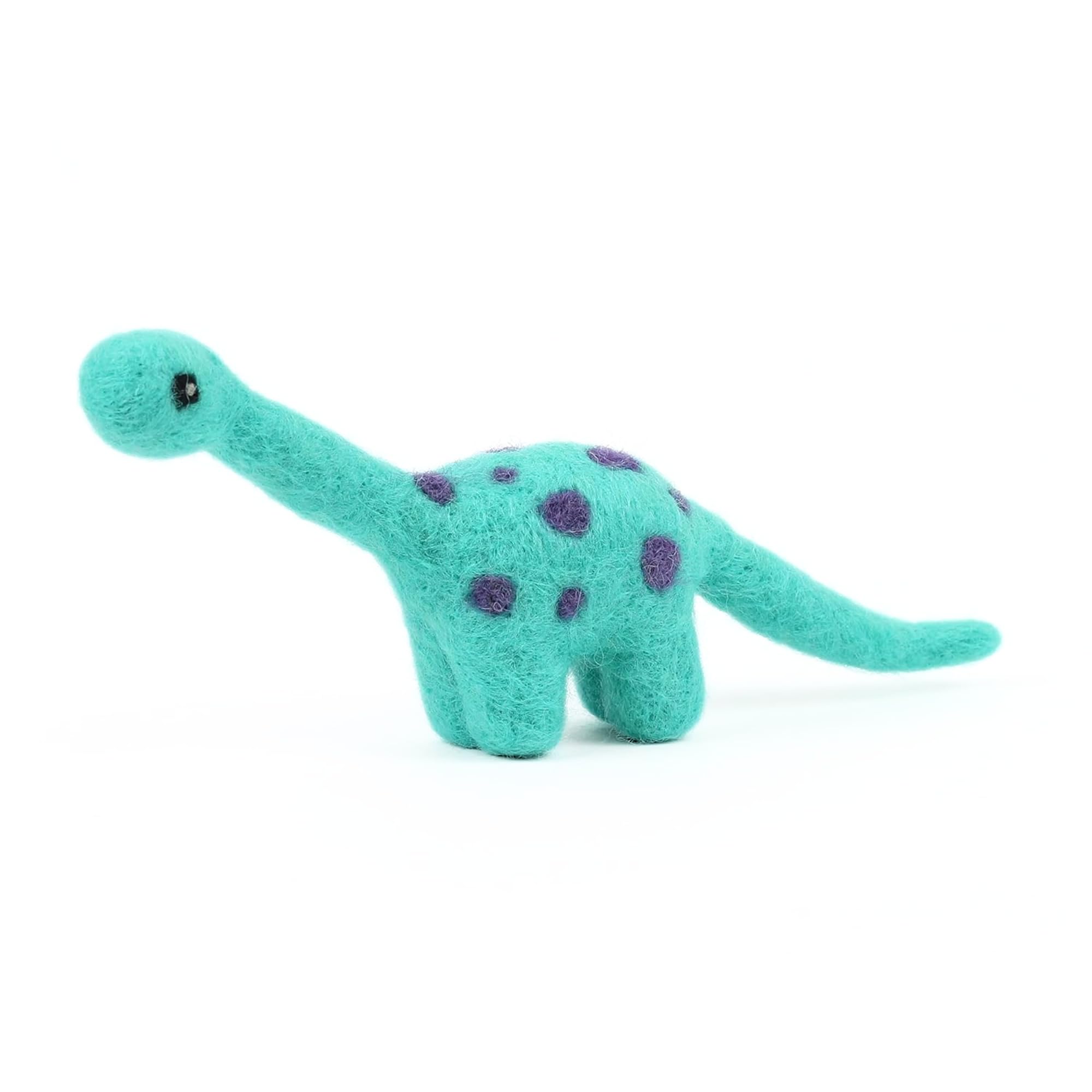 Hawthorn Handmade Diplodocus Dinosaur Needle Felting Kit - Needle Felting Craft Kits for Adults UK, Includes Felting Wool, Needles & Instructions. Great for Adult Craft Gifts - Approx 17cm Long.