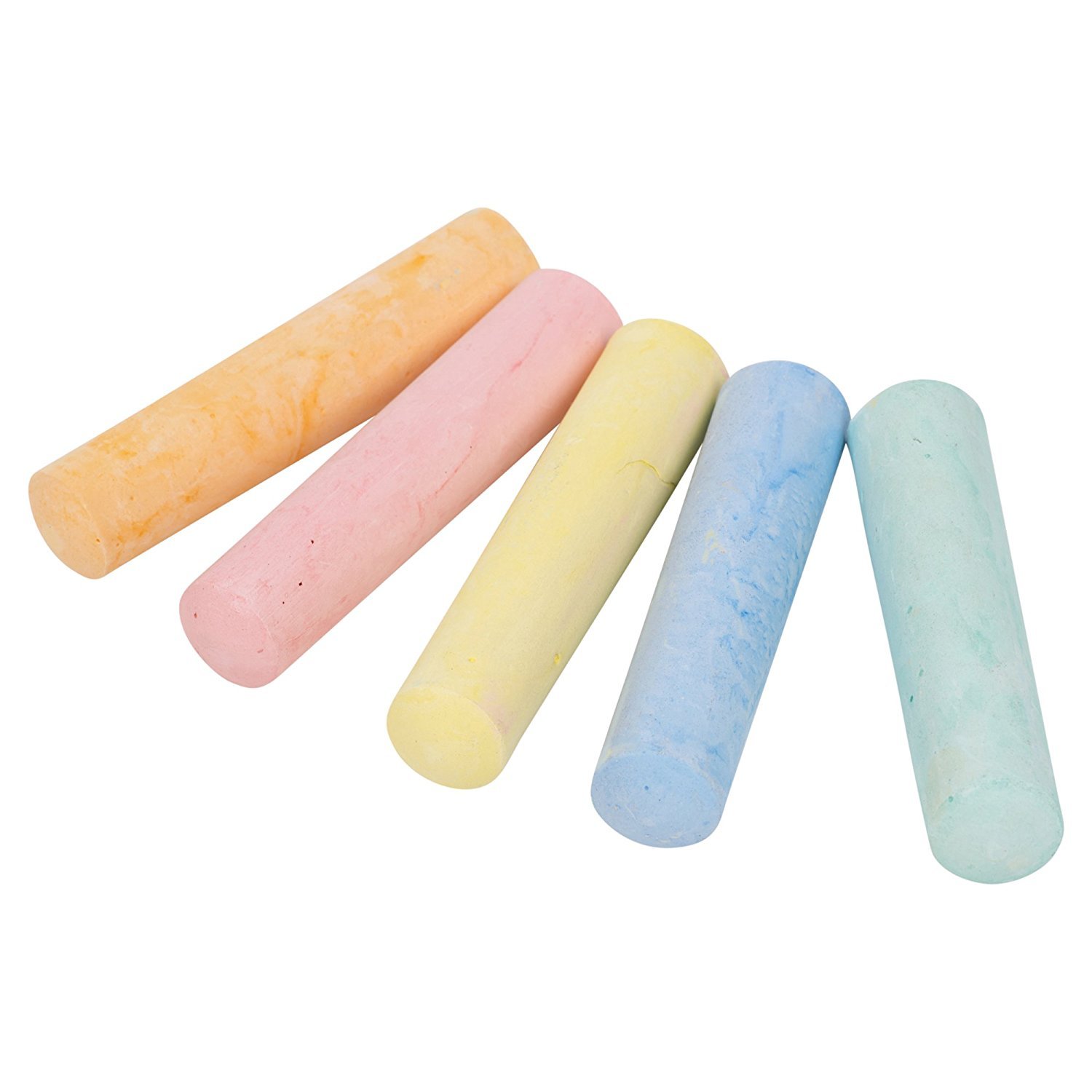 UMKYTOYS Jumbo Sidewalk Chalk Pack of 15 For Children