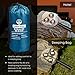 Dimples Excel Sleeping Bag Liner – Monaco Blue
