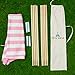 Tiny Land Kids Teepee Tent for Girls Princess, 5' Canvas Childrens Play Tent for Indoor Outdoor with Carry Case , Pink & White Stripe