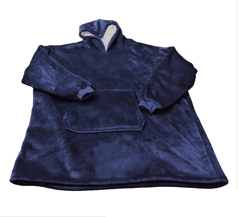 Wearable Couverture Polaire Ultra Doux Couverture Sweat à Capuche