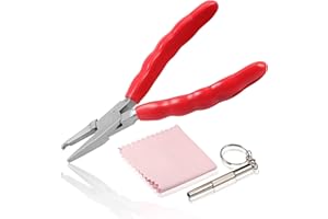 LEONTOOL 6 Inches Nose Pad Plier Adjusting Eyeglass Arms Frame Eyeglasses Repairing Plier Stainless Steel Optical Hand Tool F