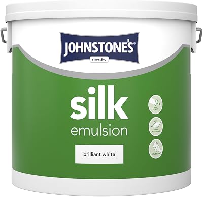 Johnstone's Silk Emulsion Paint Brilliant White 5 L
