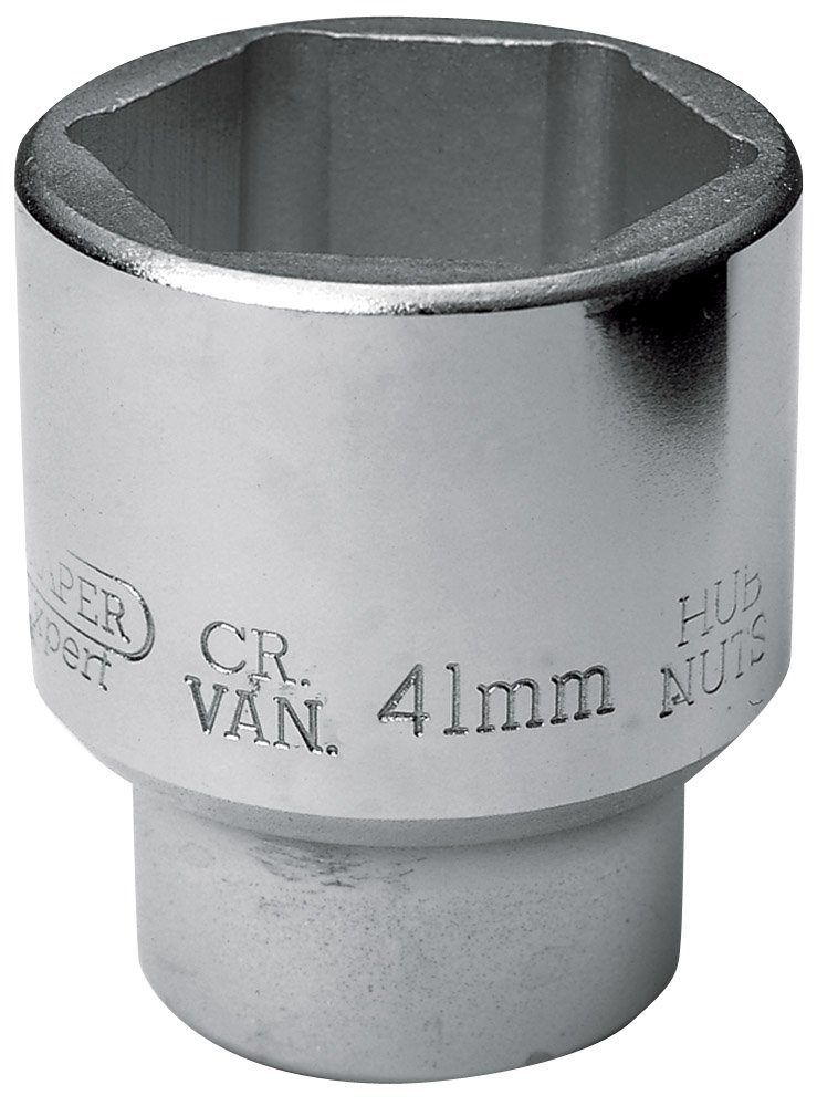 Draper 26669 Expert Hub Nut Socket, 3/4" Square Drive, 41mm , Blue