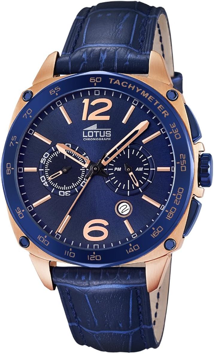 Precio Lotus 18217/1 - Reloj de Pulsera Hombre, Cuero, Color Azul