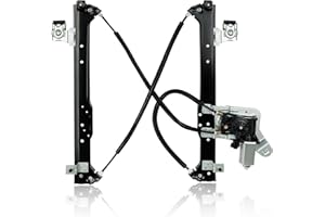 OVANOH Rear Left Driver Side Power Window Regulator Assembly W/Motor Compatible For Silverado Suburban Avalanche 1500 2500 3500 00-06 Cadillac Escalade 02-06 GMC Yukon XL Sierra 741-578