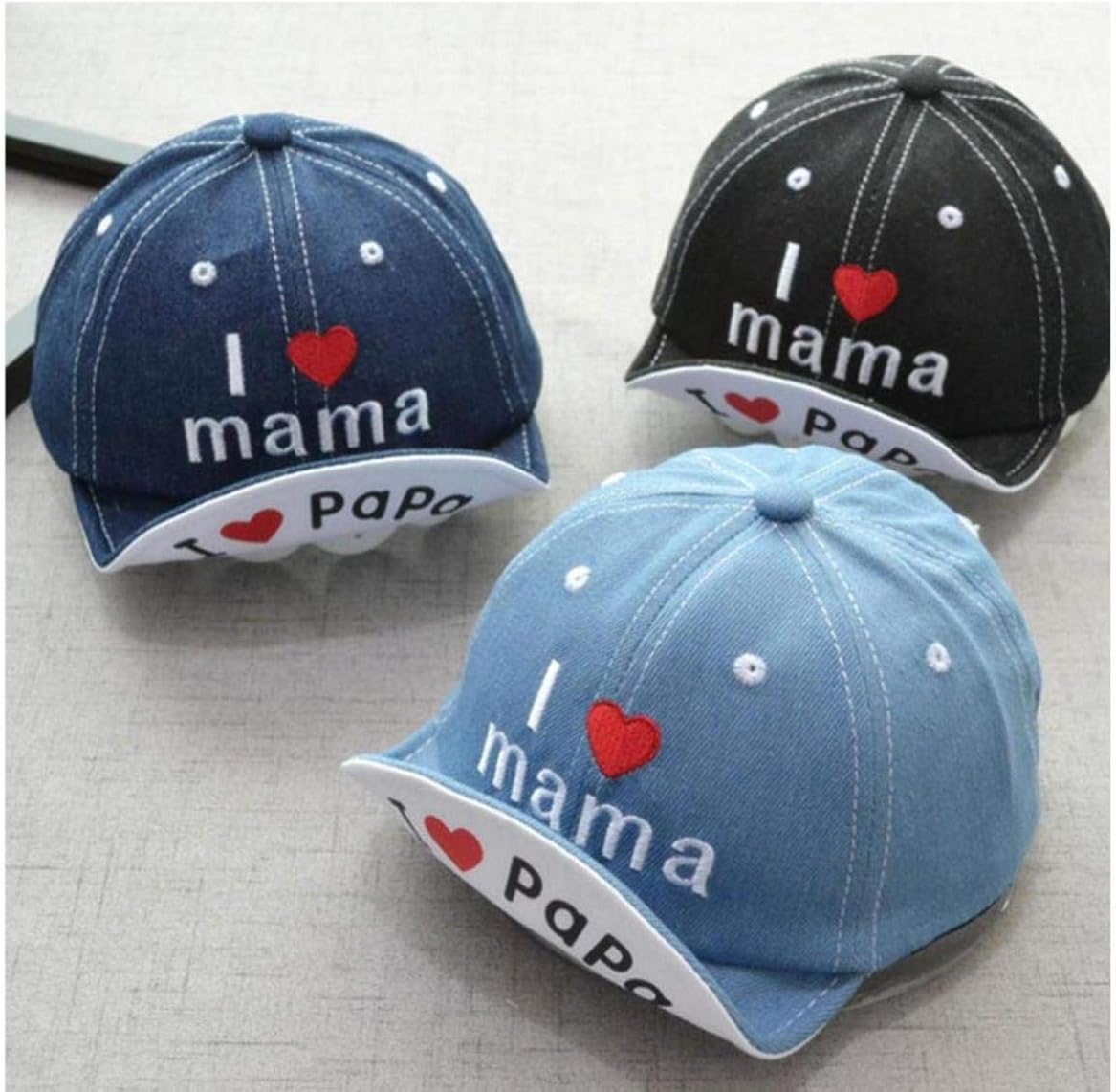 Bebe Brim Flanger Casquette De Baseball Brode Je Aime Maman Papa Du Nourrisson Chapeau De Soleil Denim Cap Pour Enfants Garcons Filles Accessoires Bebe Puericulture Helpacreche Co Za