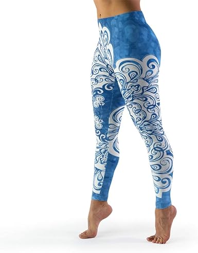 white yoga pants amazon