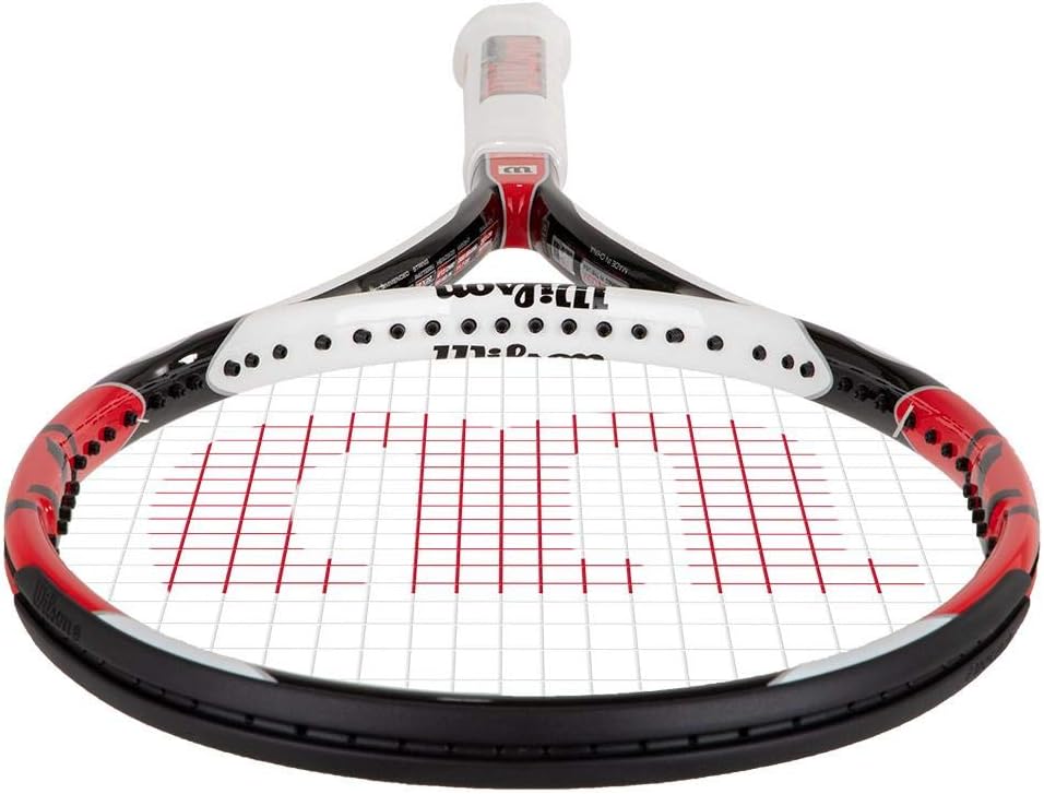 Amazon Com Wilson K Six One 95 18x String Pattern Tennis Racquet Strung Tennis Rackets Sports Outdoors