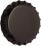 Beer Bottle Crown Caps-Oxygen Absorbing for Homebrew-144 Count(Black)