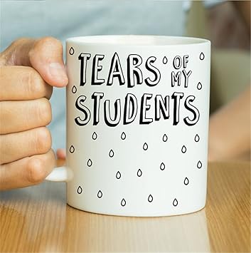 Amazon Co Jp 私の学生の涙 面白い先生マグ 先生ギフト ギフト 先生 エンドから用語ギフト ギフトの学生 誕生日のマグ ホーム キッチン