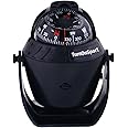 Boat Compass Dash Mount Flush - Boating Compass Dashboard Suction - Navigation Marine Compass Boats Surface Mount - Illuminated Dashboard Compass Ship - Electronic Sea Compass