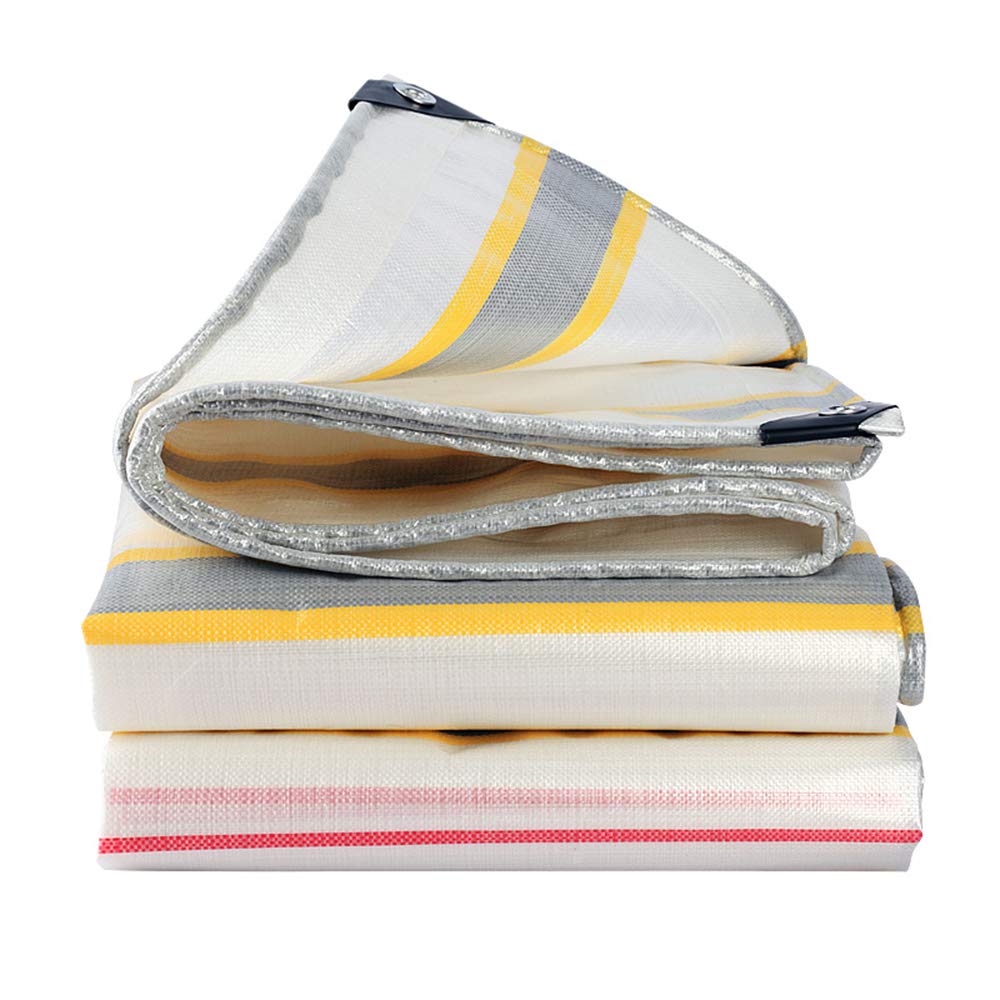 厚めの防水布 防水日除け用防水シート 超軽量三輪車用防水シート 防水シート 日除け布 5x8m B07gjkxkhl 当店一番人気