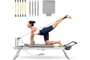 HOWHAI Pilates Reformer Machine, Foldable Reformer Pilates Machine for Home, Pilates Equipment for Advanced and Beginner 440 