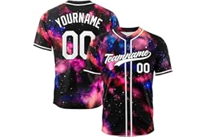 Custom Baseball Jersey Full Print Design Personalized Baseball Shirts Sports Uniform for Men Women Kid