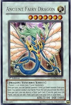Anpr En040 1st Ed Ancient Fairy Dragon Ghost Rare Card Ancient Prophecy Yu Gi Oh Single Card Amazon Co Uk Toys Games