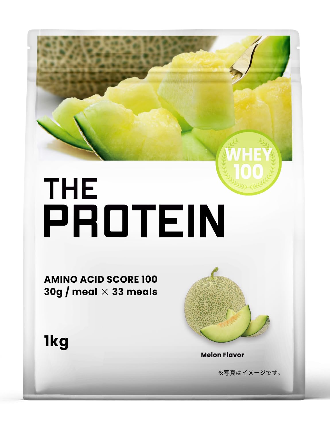 ザプロ プロテイン 1kg メロン 風味 ホエイプロテイン ビタミン 11種 国内製造 低糖質 低脂質 高タンパク 筋トレ WPC ぷろていん 武内製薬 THE PROTEIN商品画像
