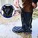 TTOLS Waterproof Shoe Cover rain Boot Shoes Men Women Protection Great Laces for Raining Hiking Work Motorcycle Bike Fishing Packable -XLargethumb 1