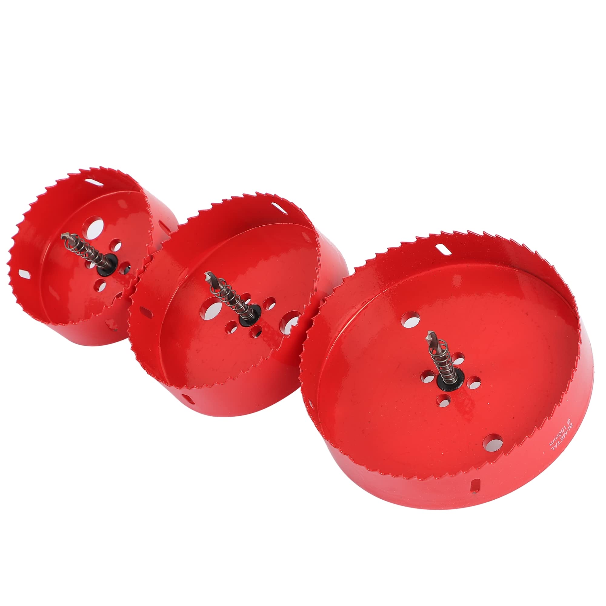 ライフパレット バイメタル ホールソー ホルソー 大きいサイズ 100mm 125mm 150mm 穴あけ 3本セット (3)商品画像