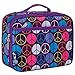 Wildkin Kids Insulated Lunch Box – Durable and Reusable for School & Travel - Peace Signs