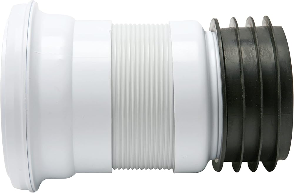 Fluidmaster Bagged Short Flexible Pan Connector 4 inch 110mm BS5503