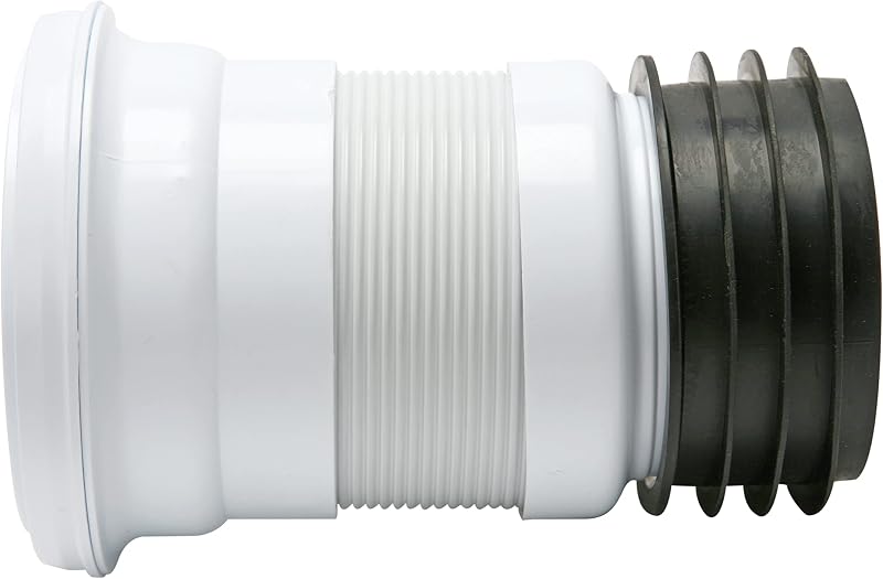 Fluidmaster Bagged Short Flexible Pan Connector 4 inch 110mm BS5503