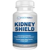 Kidney Shield Omega 3 Fish Oil Supplements - DHA EPA Omega 3 Supplement for Women &amp; Men Kidney Health - Omega3 to Support Normal Kidneys Function &amp; Cleanse, Detox &amp; Repair - 120 Lemon Softgels
