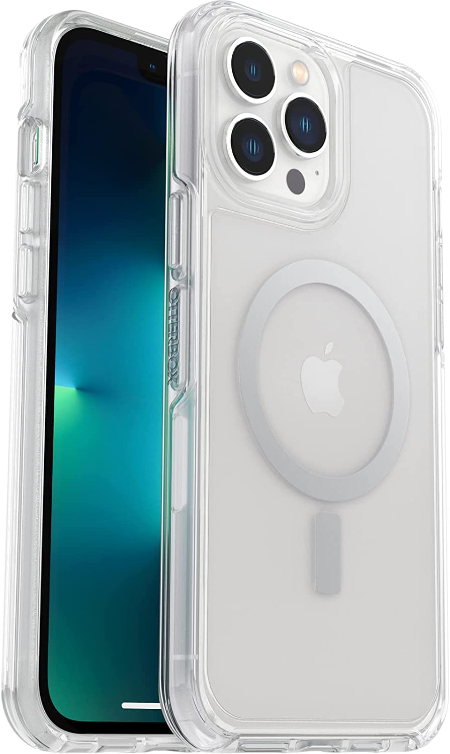 Photo 1 of ** purple **
OtterBox iPhone 13 Pro Max and iPhone 12 Pro Max (Only) - Symmetry Clear Series+ Case - Clear - Ultra-Sleek - Snaps to MagSafe - Raised Edges Protect Camera & Screen - Non-Retail Packaging