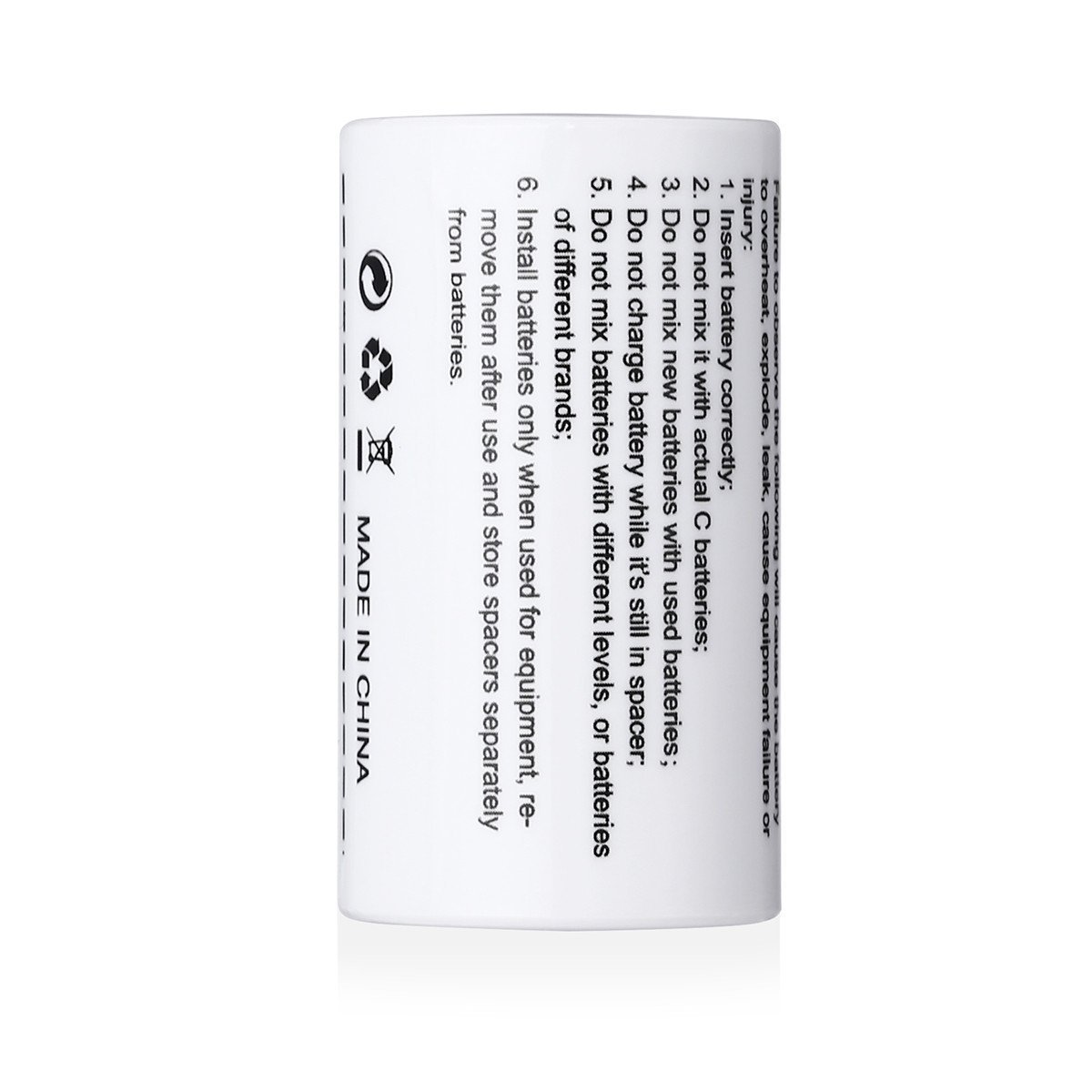 EBL 4 Unidades Cajas de Baterías AA a C