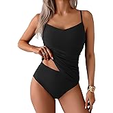 Eomenie Tankini Swimsuits for Women Two Piece Tummy Control Bathing Suit Slimming Modest Swimwear with High Waisted Bottom