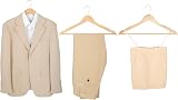 Amazon Basics Wood Suit Hangers 10-Pack 44 cm Natural view 4