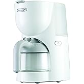 DeLonghi CM200J-WH Drip Coffeemaker, White