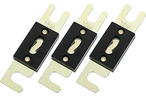 BOJACK 150 Amp 32 VDC ANL Blade Fuse for car Audio and Video System(Pack of 3)